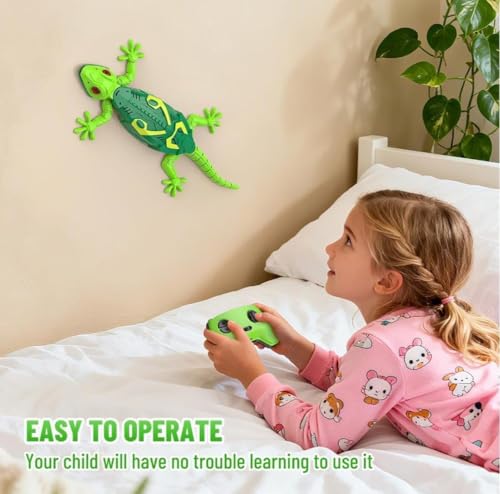 Image of Royal Cellar Wall Climbing RC Toy with Remote Control, Rechargeable Creepy Crawler Climbs Walls & Ceilings, Glowing Eyes Prank Toy for Kids Boys Girls Birthday Gift