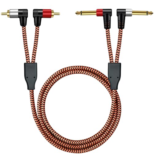 Cable dual TS a RCA para conectar mesas de mezclas y altavoces en casa 6