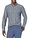 Goodthreads Men's Standard-Fit Long-Sleeve Chambray Shirt, Navy, Large