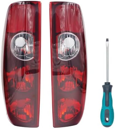 2004 Chevy Silverado Tail Lights ANZO 2004-2012 Chevrolet Colorado/GMC Canyon LED Tail Lights W/ Light Bar Chrome Housing Red/Clear Taillight Assembly - Foto 9