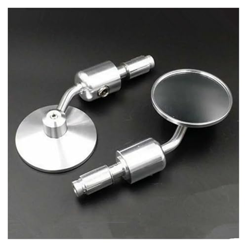 CMGGMKEZDP pour Moto CNC Aluminium Vue Arrière 3 » Poignée De Guidon Bout 7/8 » Rétroviseurs Rétroviseur de Moto