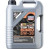 LIQUI MOLY Aceite de motor 5W-30 Top Tec Aceite para motor ACEA C3 API SP 6320 5L