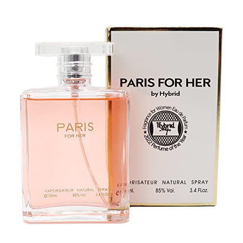 Hybrid & Company Paris For Her Fragrance For Women Eau De Parfum Natural Spray Sweet Scent 3.4 Fl Oz #TOP1