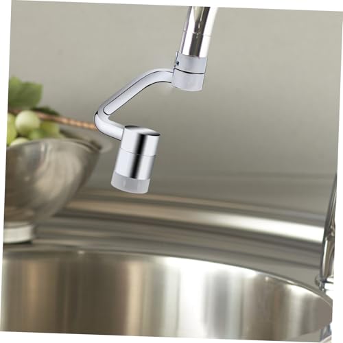 Extensor de grifo de cobre giratorio Gatuida con brazo flexible de doble función para lavabo 4