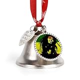 Business Steel Band Watch Christmas Tree Ornament with Heart Charm