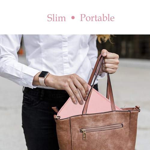 9-11 Inch Tablet Sleeve Case, WeArkoTac iPad Bag for Women, Fits iPad Pro 11 (2022-2018), iPad 10.9 (10th Gen), iPad Air (5/4th Gen), Galaxy Tab A8/A7/S8/S7 (Pink-11in)