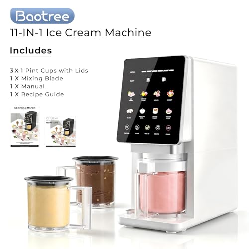 Baotree Ice Cream Maker, 11-in-1 Frozen Dessert Machine with 3 Pints by Baotree - Used condition - Image 9