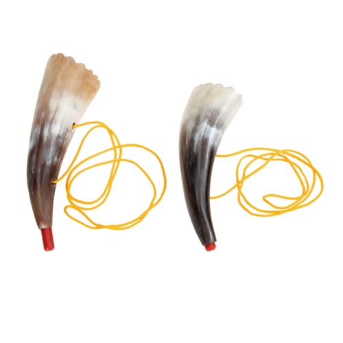 FELTECHELECTR 2 piezas Trompetas de Cuerno de Buey Juguete Musical para Accesorios de Animación para Deportivos y Fiestas Sonido Uniforme y Diseño Cómodo Color Aleatorio Color Aleatorio