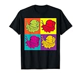 Schneckenliebhaber Garten Tier Pop Art Schnecke T-Shirt