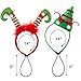 2Pcs Holiday Dog Headband for Christmas- Adorable Pet Hair Bands Accessories for Dog and Cat