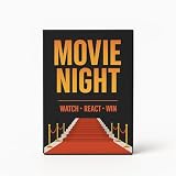 Movie Night Card Game – Interactive Game to Play While Watching Movies | Movie Night Essential, Fun Movie Night Supplies & Box | Perfect for Family Gatherings, Parties, Couples & Date Nights