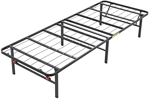 Classic Brands Hercules Black Heavy Duty Metal 14-Inch Platform Mattress Foundation Bed Frame - Twin