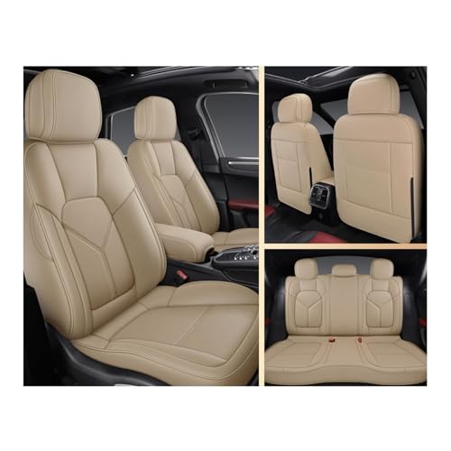 トヨタ Chr カローラ Rav4 ライズ ハイラックス 防水 カーシートカバー メンズ カスタム ラグジュアリー インテリア レディース オートアクセサリー(5Pcs-Beige)