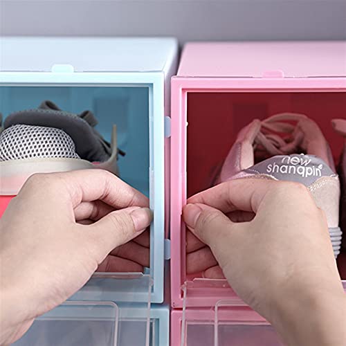 Rangement de chaussures empilable plastique pour optimiser les petits placards - 6