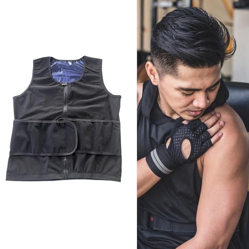 kowaku Colete de fitness modelador colete para homens modelador de corpo espartilho regata de suor n