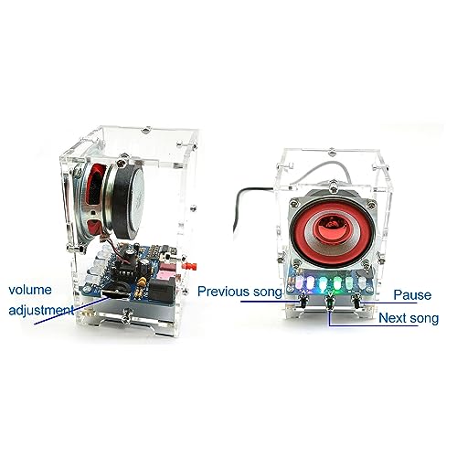 Miniatura 2 de Kit de práctica de soldadura DIY Altavoz y operación Aprendizaje y exploración Principios del circuito electrónico (piezas de repuesto)