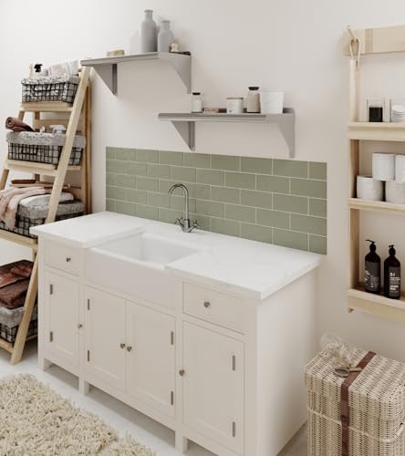 Image of AmGood 10 in. x 24 in. Stainless Steel Wall Shelf | NSF | Metal Shelving | Garage, Laundry, Storage, Utility Room | Restaurant, Commercial Kitchen