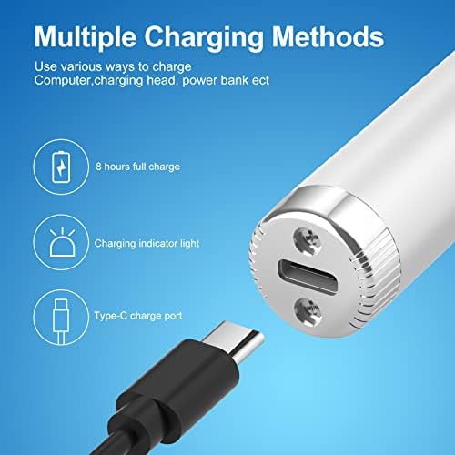 Nose Hair Trimmer for Men,2020 Upgrade Professional USB Rechargeable Nostril Nasal Hair Vacuum Cleaning System,4 in 1 Hair and Beard Clippers for Women with Waterproof