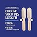 Chris Christensen 20 mm Oblong Pin Dog Brush, Original Series, Groom Like a Professional, Stainless Steel Pins, Lightweight Beech Wood Body, Ground and Polished Tips