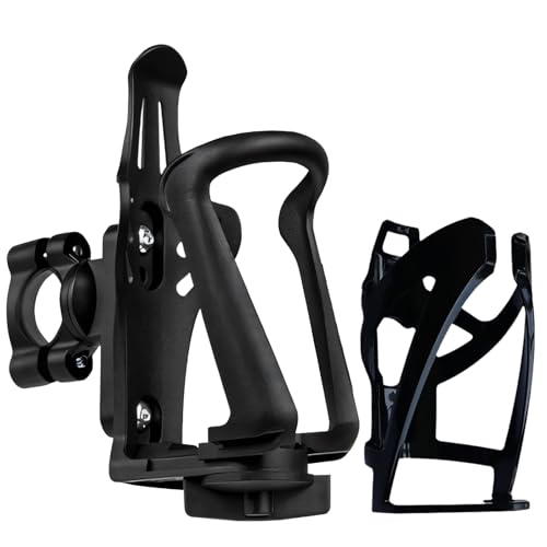oeeo 2 soportes para botellas de bicicleta, soporte para bebidas para moto, soporte para botellas de agua, soporte para bebidas, para botellas de agua de 48-80 mm, soporte ajustable para bicicletas