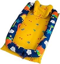 سرير اطفال من القطن قابل للطي لحديثي الولادة - 90 × 50 سم