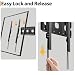 JXMTSPW TV Wall Bracket Low Profile for Most 42-90 inch LED LCD OLED, Plasma Flat Screen TVs with VESA Max VESA 750x500mm Weight up to 100kg 55 65 75 77 85 86" Universal Fixed Wall Mount Quick Release