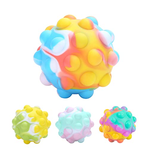 スクイーズ玩具 プッシュポップ 3D ポップイットボール ぷっしゅぽっぷバブル おもちゃ 知育玩具 ストレス解消 グッズ 減圧おもちゃ 女の子 男の子 握りボール ストレスボール ポップイット ボードゲーム 無限プチプチ ボードゲーム 子供 大人兼用