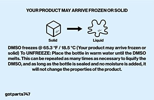 4 Gallons Ultra High Purity Liquid Dmso 99.995%+ Dimethyl Sulfoxide - Made In Usa #TOP3