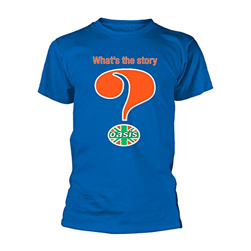 Image of Oasis Question Mark (Royal) Official Tee T-Shirt Mens Unisex (XX-Large)