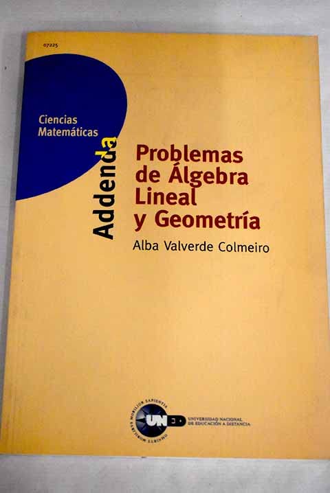 PROBLEMAS DE ALGEBRA LINEAL Y GEOMETRIA