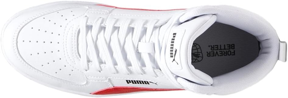 PUMA Caven 20 Mid Mens Basketball 14 DM US WhiteRedBlack