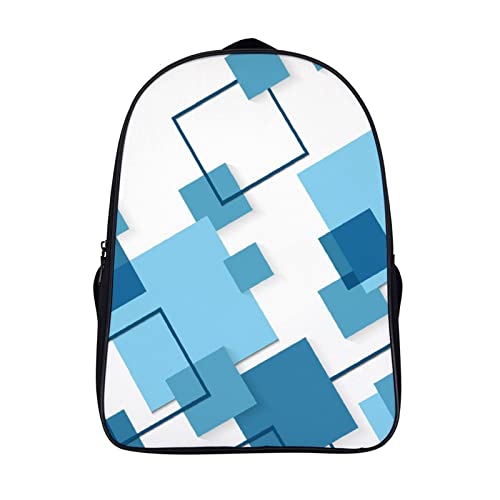 Sac à dos fille garçon bleu anti-mal de dos pour fournitures 3D