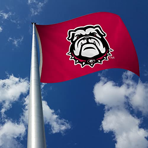 image for Rico Industries NCAA Georgia Bulldogs - Bulldog 3-Foot by 5-Foot Singl