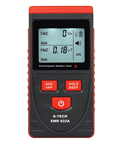 Image of Electromagnetic Radiation Tester MODEL EMR 822A, LCD Display, Electric Field 1-1999V /m, Magnetic Field 0.01-99.99T