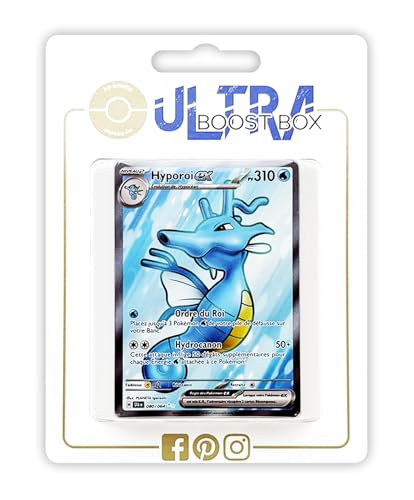 Hyporoi ex (Kingdra ex) 080/064 Full Art Secreta - Ultraboost X Écarlate et Violet 6.5 - Fable Nébuleuse Box de 10 Cartas Pokémon Francés