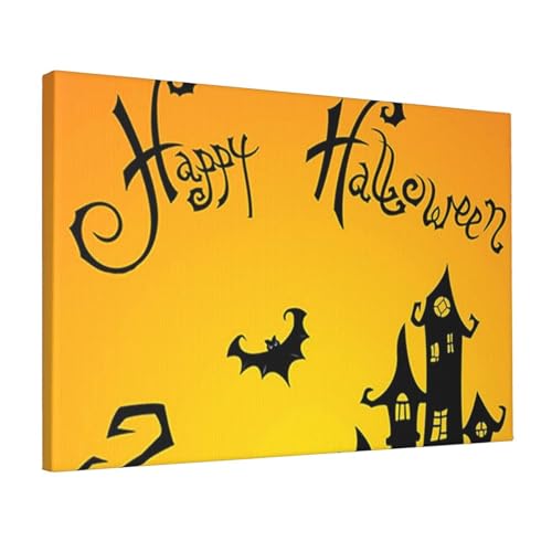 Toile murale d'Halloween Ousika : sublimez un mur vide sans effort