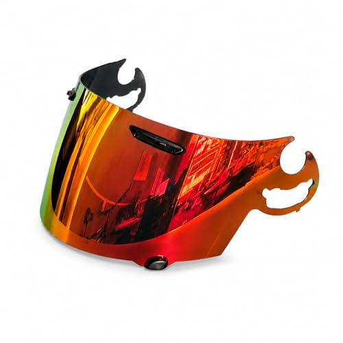 ARAI RR5 RX7-RV QUANTUM-J ASTRO-IQ�Ή� �w�����b�g�V�[���h UV�J�b�g �h�� �o�C�N�p �����p�V�[���h (�I�����W) [���s�A���i]