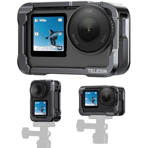 TELESIN Aluminum Protective Frame for DJI Osmo Action 6 Cover