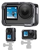 【Jaula metálica personalizada TELESIN para DJI Action 6】Esta jaula de aluminio ligera para DJI Action 6 está mecanizada con precisión CNC para un ajuste perfecto. Diseñada como carcasa dedicada para la DJI Action 6, ofrece protección metálica duradera manteniendo todas las funciones plenamente accesibles.