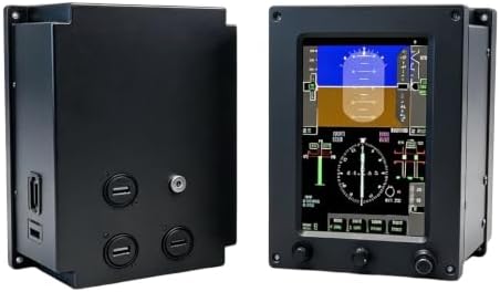 7 Inch Flight Instrument Display Panel, Desktop Pc Sim Cockpit Accessory
