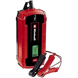 Einhell Cargador de baterías CE-BC 10 M (cargador de baterías inteligente con control por microprocesador para los más distintos tipos de baterías, corriente de carga máx. 10 amperio)
