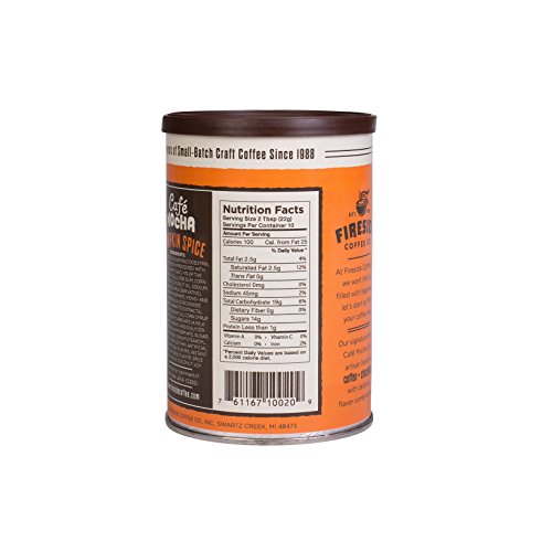 2 Pack - Fireside Coffee Café Mocha Instant Flavored Coffee 8 Oz. Pumpkin Spice Canister #TOP3