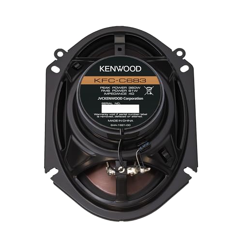 Kenwood KFC-C683 6" x 8" 2-Way Concert Series Car Speakers &ndash; 360W Peak Power, Polypropylene Woofer Cone, Balanced Dome Tweeter, Acoustic Sound Harmonizer