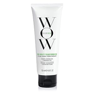 COLOR WOW One Minute Transformation Instant frizz fix Nourishing styling cream smooths tames defrizzes on the spot Avocado
