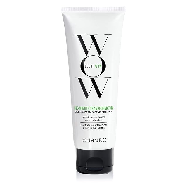 COLOR WOW One Minute Transformation Instant frizz fix Nourishing styling cream smooths tames defrizzes on the spot Avocado