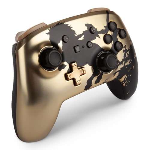PowerA Enhanced Wireless Controller for Nintendo Switch/Switch 2 / Switch Lite/OLED Model - Gold Rider - Gamepad, game controller, Officially Licensed