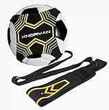 Xndryan Fußball Kick Trainer Fußballtraining Kinder Solo Fussball Trainer Soccer Practice Training mit Verstellbarem Taillengürtel Fußball Trainingshilfe für Erwachsene und Kinder