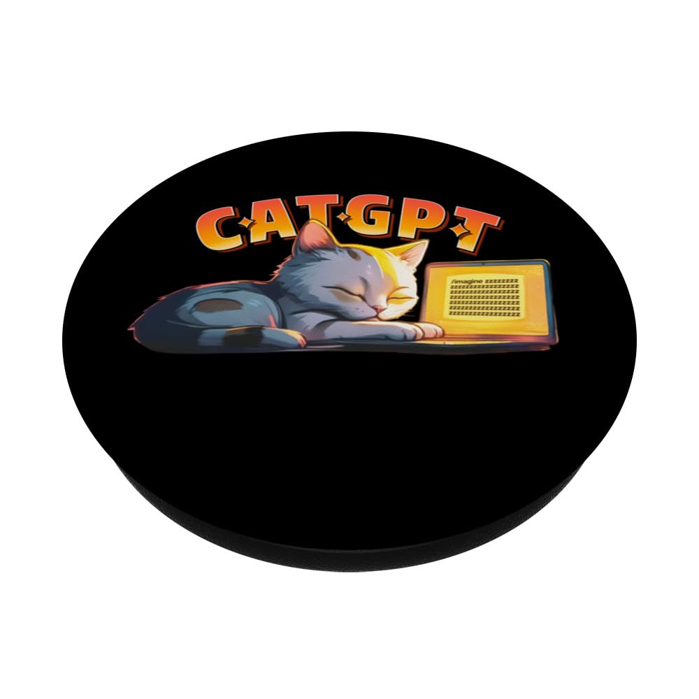 PopSocket 'Katze Unendlichkeit Liebe' – Austauschbarer Handy-Griff Für Katzenliebhaber