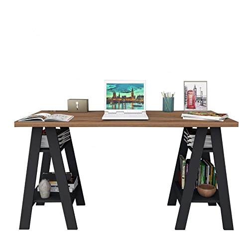 Escrivaninha Cavalete Self Appunto Castanho/Preto