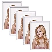 Alishomtll Комплект от 5 бели рамки за снимки,...